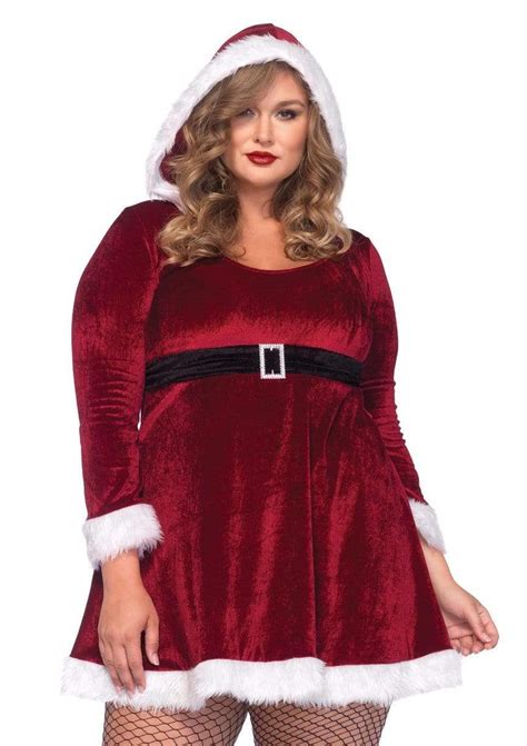 Plus Size Sexy Mrs Santa Dress