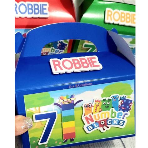 Numberblocks Label For Gable Boxes Numberblocks Party Treats Etsy