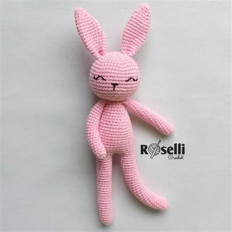 Jual Amigurumi Boneka Rajut Lolli Bunny Amigurumi Pink Shopee Indonesia