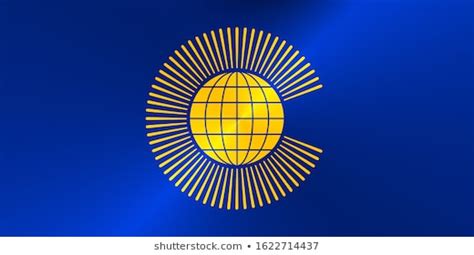 Flag Commonwealth Nations Traditional Colors Proportion Stock