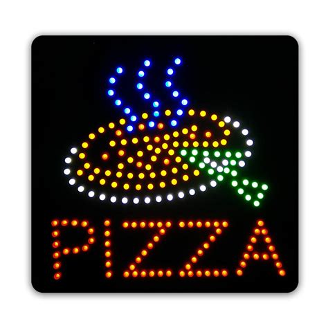 Epoxy Resin Pizza Led Sign Evertronics