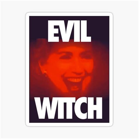 Evil Witch Sticker For Sale By Cpinteractive Redbubble