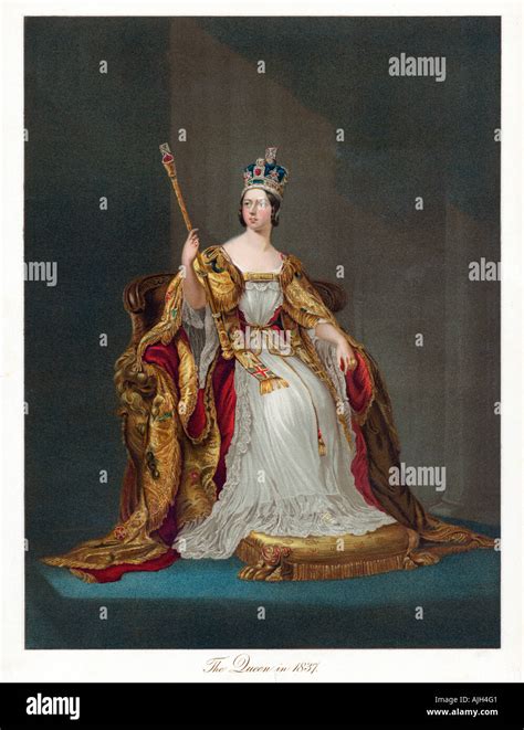 England English Illustration Portrait Queen Royal Royalty Victoria