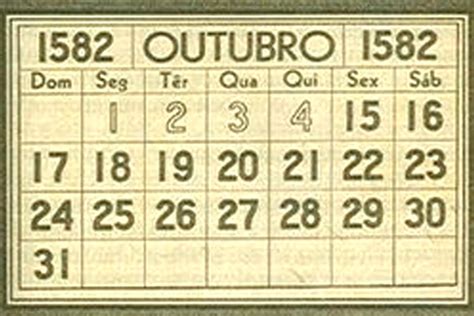 24 De Fevereiro De 1582 O Papa Muda O Calendário E Cancela 10 Dias