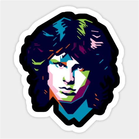 Jim Morrison Jim Morrisson Sticker Teepublic
