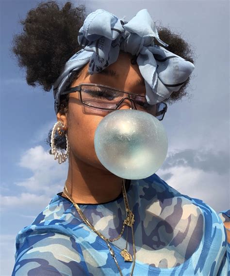 Blue Bish💙 Black Girl Aesthetic Blue Baddie Ghetto Aesthetic