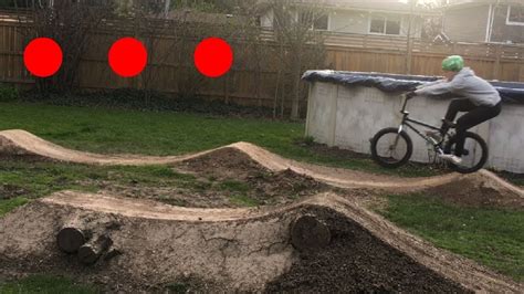 Backyard Bmx Tracks Are Fun Youtube