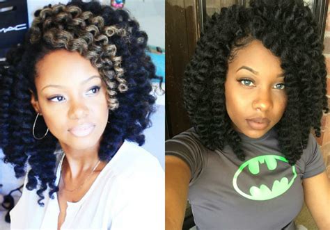 Short curly hair for black women with natural hairline. Crochet Braids Hairstyles For Lovely Curly Look ...