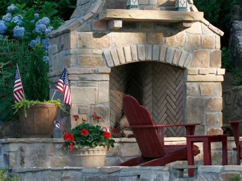Natural Stone Outdoor Fireplace Fireplace Guide By Linda