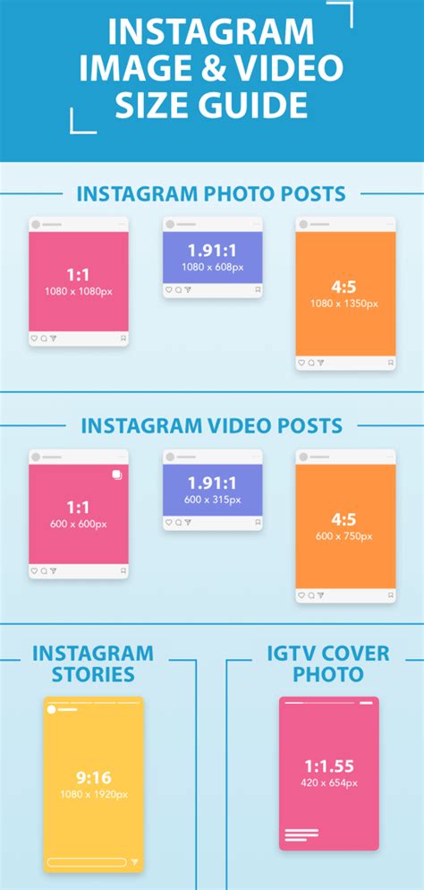 Instagram Image Size Dimensions And Instagram Video Aspect Ratios And