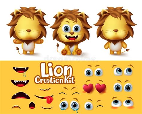 Lion Eyes Mascot Graphic Stock Vector Illustration Of Predator 21979164