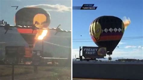 Video Hot Air Balloon Explodes In New Mexico Abc13 Houston