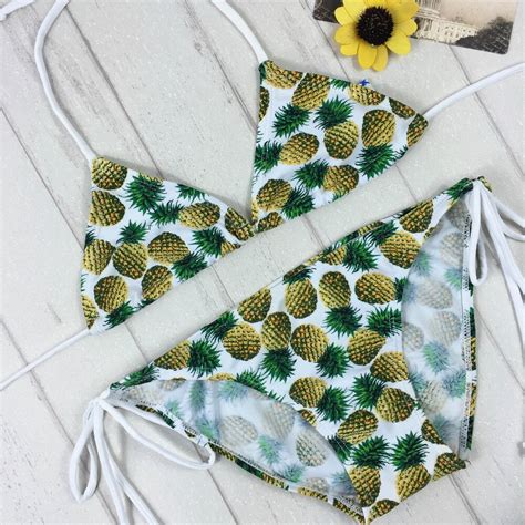 2016 Summer Brand Pineapple Print Girls Swimwear Baby Kids Swimwear