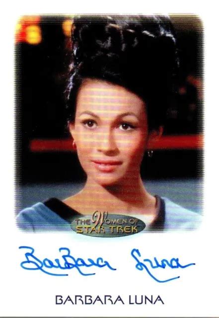 Women Of Star Trek Art And Images Wost Barbara Luna As Lt Moreau