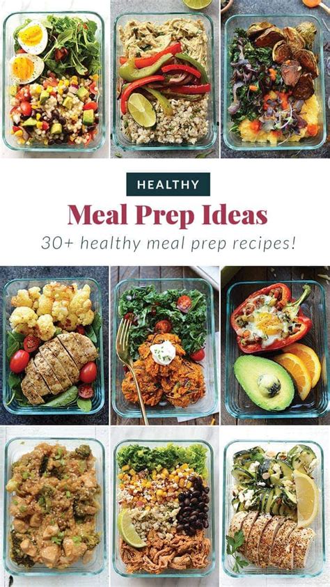 Healthy Meal Prep Recipes 30 Ways Fit Foodie Finds