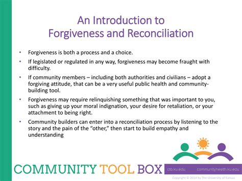 Ppt Forgiveness And Reconciliation Powerpoint Presentation Free
