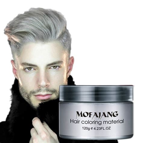 Buy Mofajang Hair Wax Color Styling Cream Mud Natural Hairstyle Color Pomade Washable