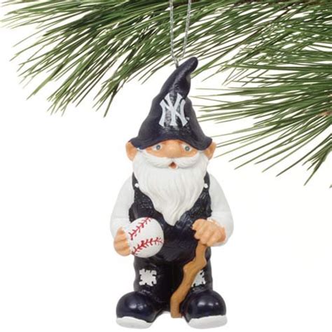 New York Yankees Gnome Christmas Ornament Sports Fan