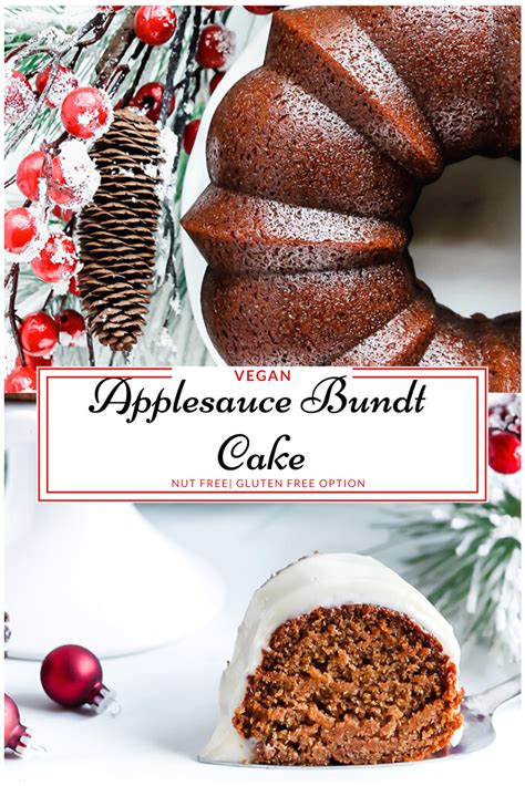 Vegan Applesauce Spice Cake With Cream Cheese Glaze Allergylicious