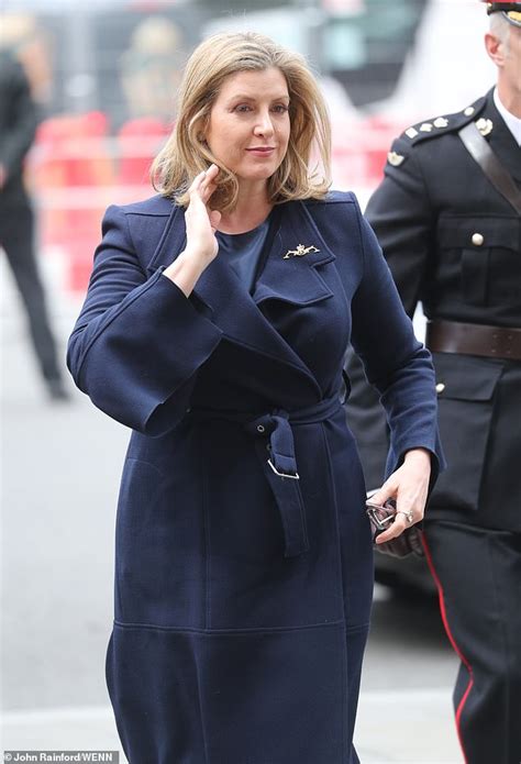 Penny mordaunt sparks backlash over troubles pledge. Defence secretary Penny Mordaunt arrives at service to recognise Britain's at-sea nuclear ...