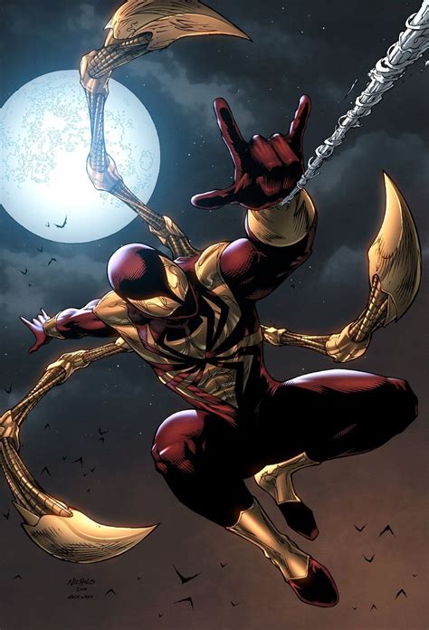 Iron Spider Pencil And Inks By Wayne Nichols And Color By Jack Lavy Heros