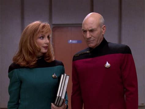 Doctor Beverly Crusher And Captain Jean Luc Picard Star Trek Star