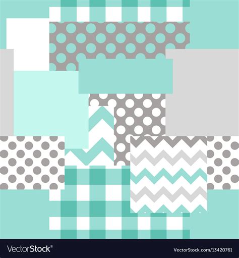 Patchwork Seamless Pattern Royalty Free Vector Image