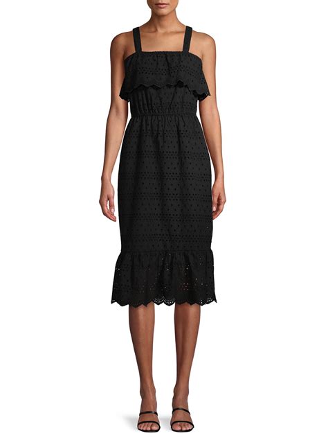Time And Tru Time And Tru Womens Eyelet Dress