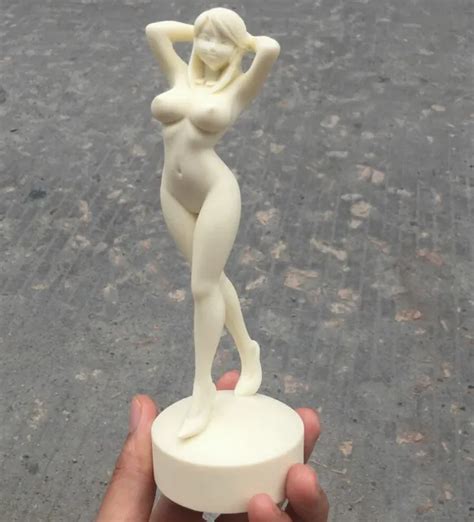 TAGUA NUT NAKED Girl Statue Vegetable Powder Lady Table Gift Table Decor PicClick