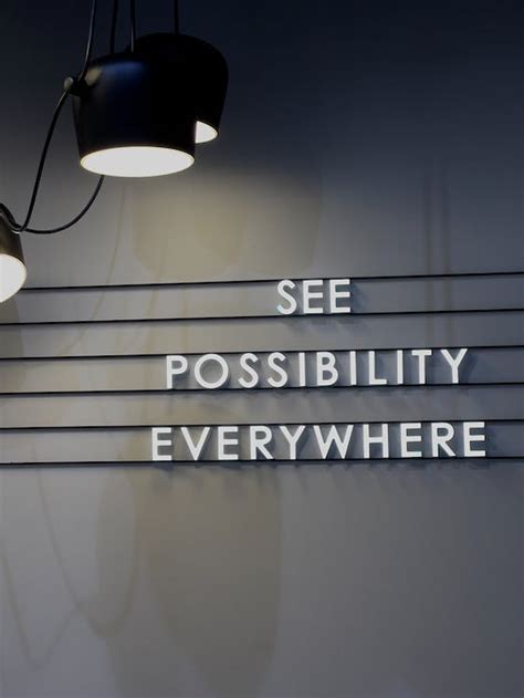 A Sign That Says See Possibility Everywhere · Free Stock Photo