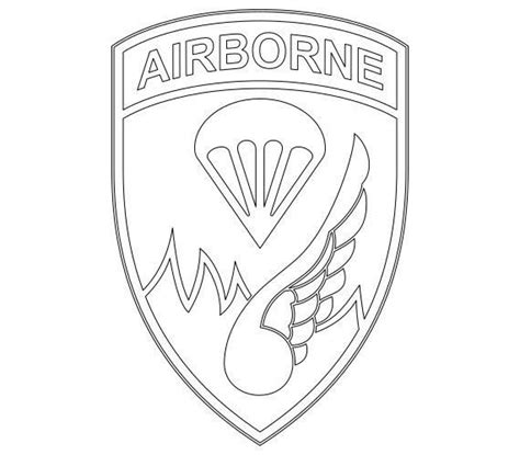 Us Army 187th Airborne Regimental Combat Team Patch Vector Files Dxf