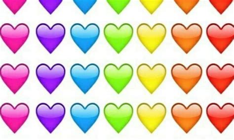 This Is What All Heart Emoji With Different Colours On Whatsapp Really