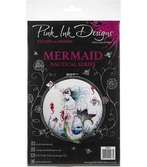 Pink Ink Designs A5 Clear Stamp Set Mermaid Joann