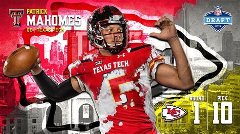 Patrick Mahomes Is Wearing Red Dress And Black Helmet With Sprint