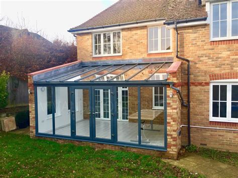 Grey Aluminium Lean To Conservatory Lean To Conservatory Garden Room