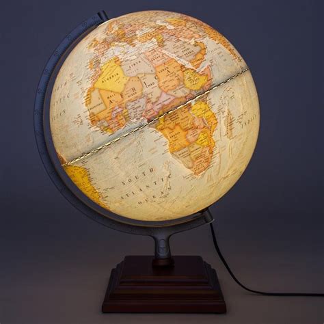 Waypoint Geographic Odyssey Ii Illuminated 12 In Desktop Globe Blue