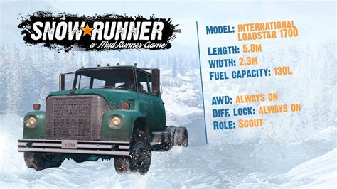 Snowrunner All Vehicles In One List Snowrunner Mods For Pc