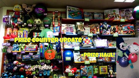 Chuck E Cheeses Prize Counter Update Prize Haul November 2015 Youtube