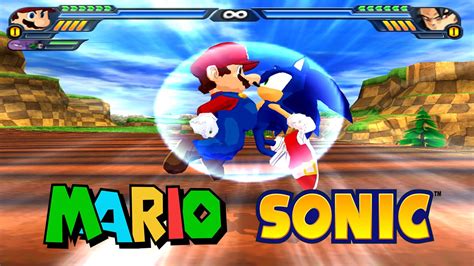 Mario And Sonic Fusion Nintendo Sega Combined Power Dbz Tenkaichi 3