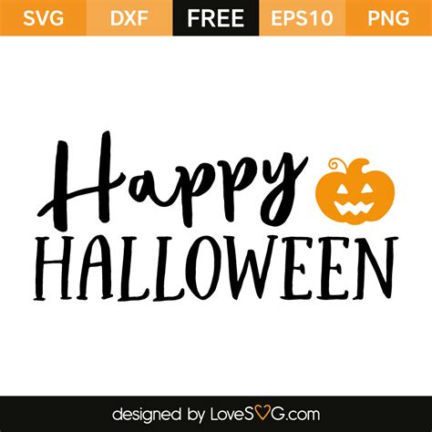 Happy Halloween | Lovesvg.com
