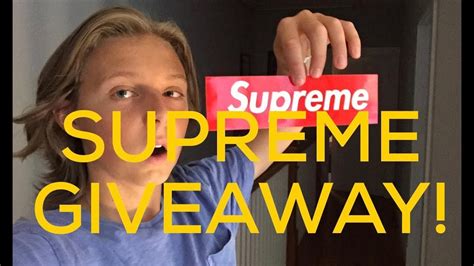 Closed Thank You Now Giveaway Time Insane Supreme Sticker