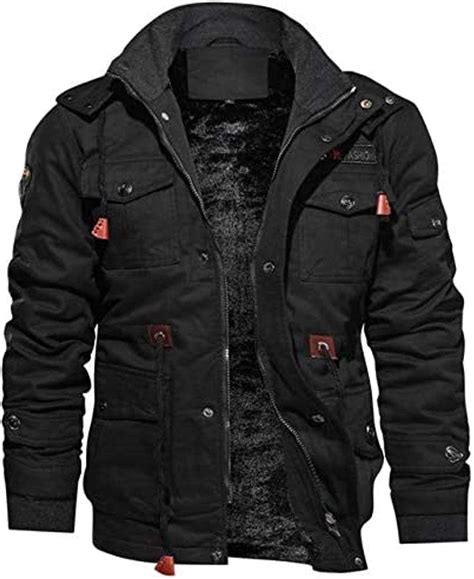 Perome Jacket Men Thick Warm Tactical Jackets Mens Outwear Fleece