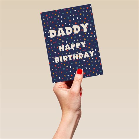 Personalised Happy Birthday Daddy Card Hallmark