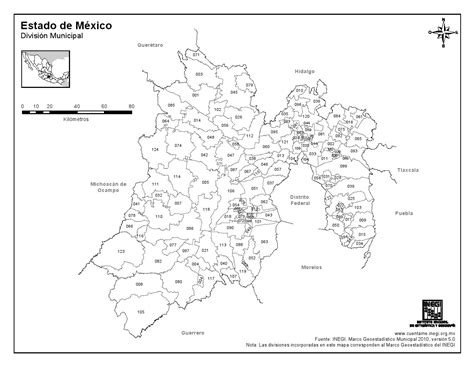 Mapa Para Imprimir Del Estado De M Xico Mapa De Municipios Del Estado