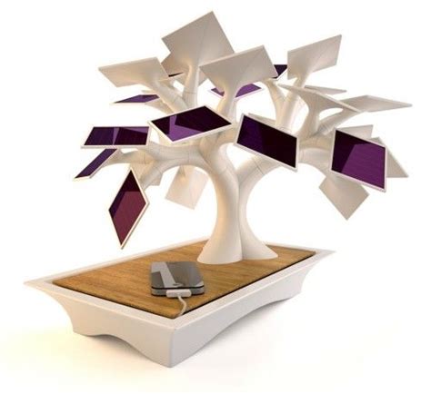 Electree Is A Solar Powered Bonsai Shaped Tree Charging Station With 27