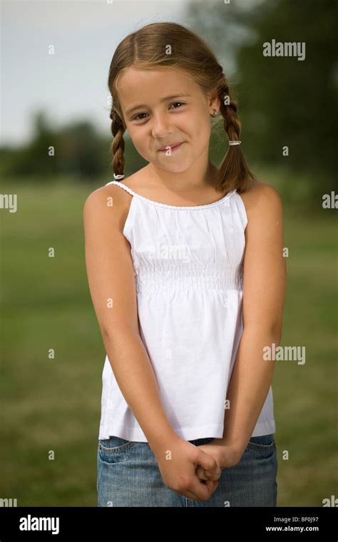 Girl Posing Little Hi Res Stock Photography And Images Alamy