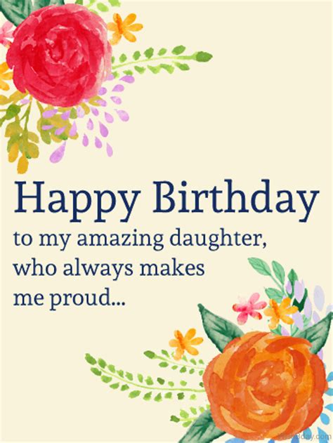 Free Birthday Cards For Daughters Birthdaybuzz