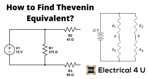 Thevenin Equivalent Voltage And Resistance What Is It Thevenins