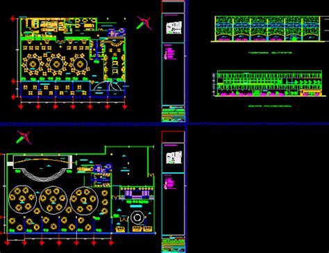 Restaurant Hotel 2d Dwg Plan For Autocad • Designscad