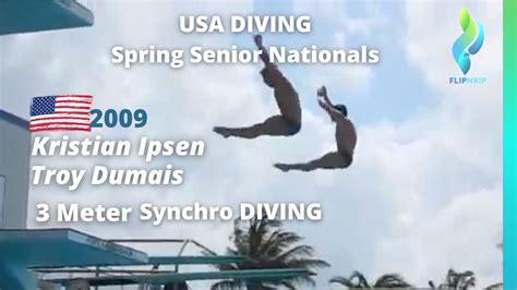 2009 Kristian Ipsen And Troy Dumais Usa Diving Mens 3 Meter Synchro